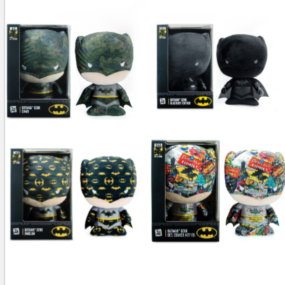 4 New YuMe 7" DZNR Batman Plush - Picture 1 of 1